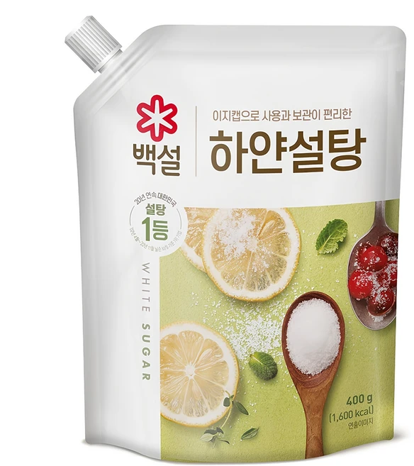 백설 하얀설탕, 400g, 1개 - 쿠팡
