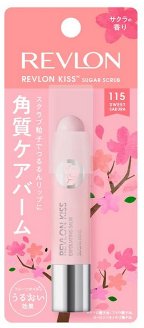 일본 레브론 키스 슈가 립 스크럽 스위트 사쿠라 모이스처라이징 각질 케어 2.6g, 1개, 115 스위트 사쿠라