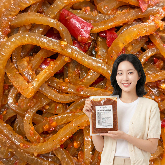 김부인식품 돼지껍데기 무침 냉채 신제품출시 삼콤돼지껍데기, 1개, 250g
