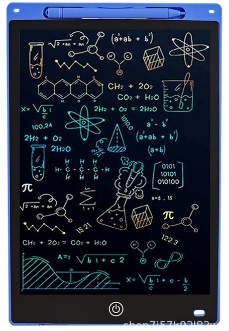 LCD 手寫畫板 繪圖板, 12寸彩色+藍色, 1個