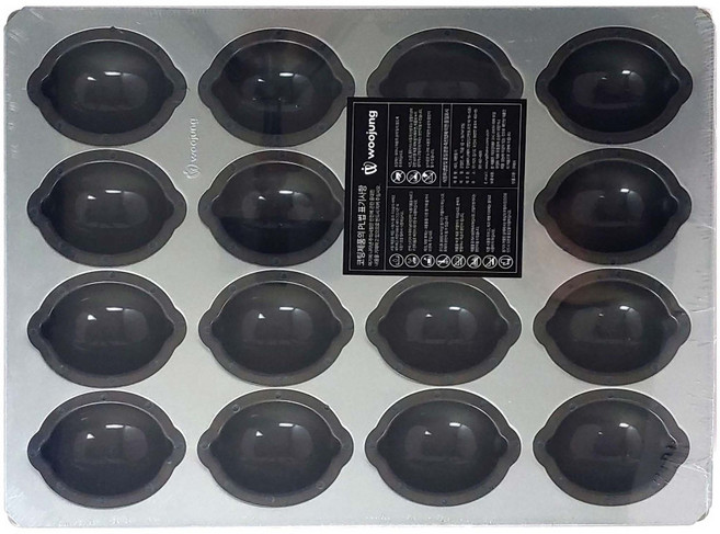 실팝코팅 GS메 레몬틀16구 / 스메그 & 지에라 호환 우정베이크웨어, 1개