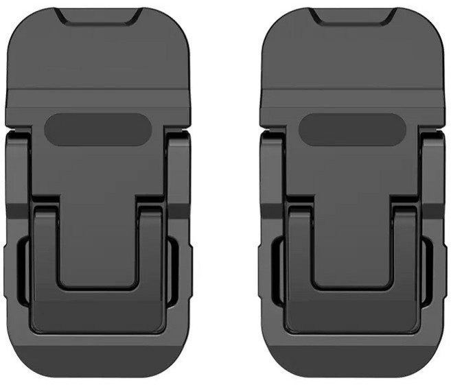 롤링페이퍼 2단 각도조절 노트북 키보드 거치대, 1세트, 블랙(2P)