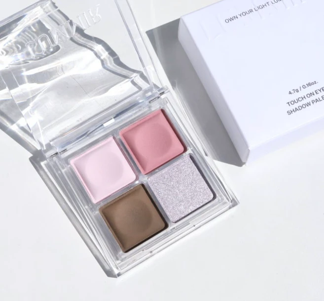 고밀착 루미르 터치 온 아이즈 섀도우 4구 팔레트 전색상, 1개, 00 클라우드 캐쳐 - 쿠팡