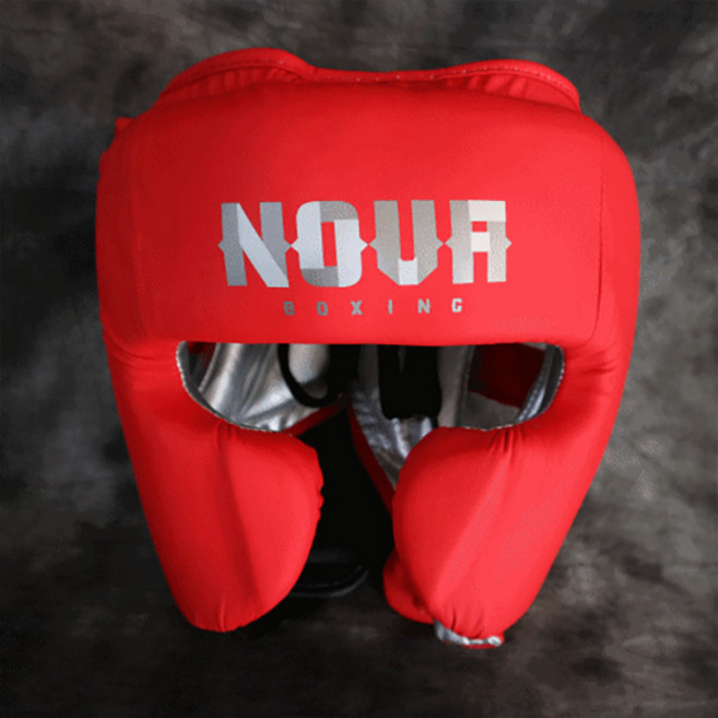 NOVABOXING 노바복싱 664TH T자형 헤드기어 / 권투용품 격투기용품 보호용품, 빨강
