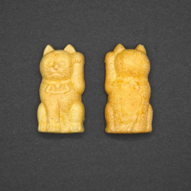 고양이 모나카깍지 30장 아이스크림 네코 마네키네코 플로랑탱 찹쌀과자 모나카피 모나모나카 [원산지:국산], 1개, 70g