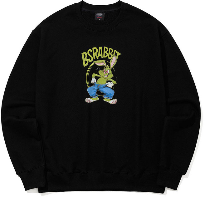 ART CHARACTER BSR CREWNECK BLACK