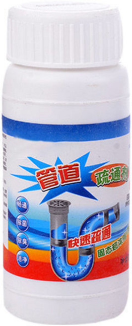 管道疏通劑 廚房油汙馬桶強力通下水道神器粉, 1瓶, 1瓶裝,每瓶110g, 110g