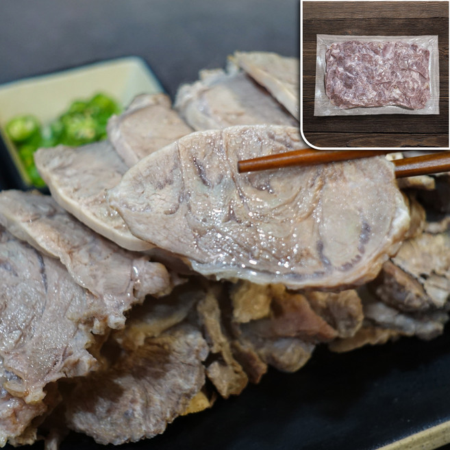 모두의국밥 뽈살 슬라이스 1kg 순대국밥돼지머리돈볼살 살코기국밥재료 돈부산물 간편세절캠핑용, 1개