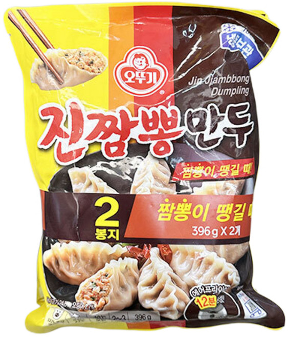 기타 오뚜기 진짬뽕 만두 396g x 2개 m800010, 기본