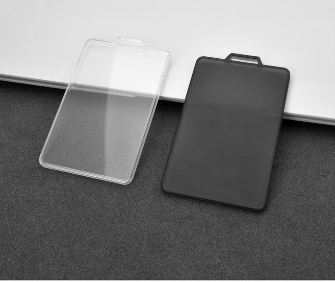 테슬라 차량용 카드키 케이스, 1개, 사각투명블랙