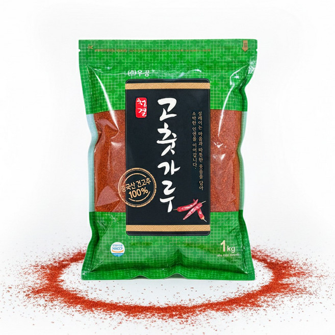 안매운 고춧가루 중국산 고추가루 순한맛, 1kg, 4개