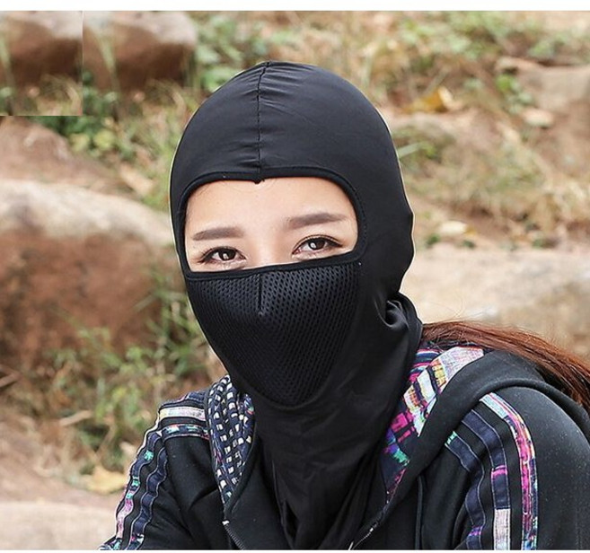 신형 바라클라바 전후면 메쉬 썸머 냉감 쿨 바라클라바 멀티스카프, 1.썸머쿨 블랙