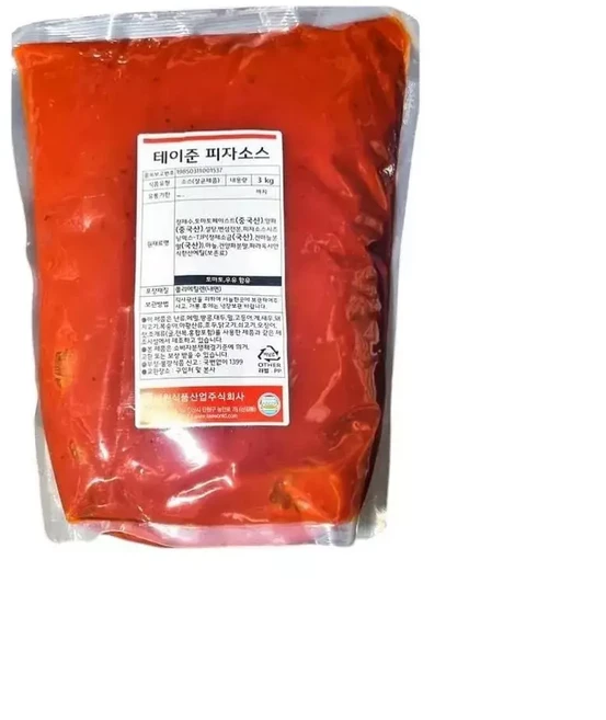 식자재 테이준 피자소스 3Kg x4개 피자소스 액상소스 식자재용품, 1세트