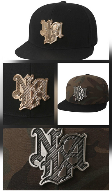 느바 모노그램 빅 메탈로고 스냅백