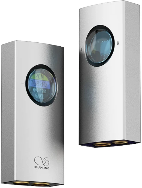 SHANLING UA1 II 휴대용 USB DAC AMP 듀얼 CS43131 디코딩 헤드폰 앰프 고해상도 오디오 PCM768 DSD512, 02 silver