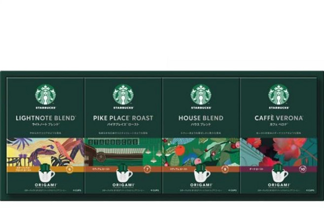 스타벅스 커피 드립 선물포장 완료 오리가미 선물, 1개