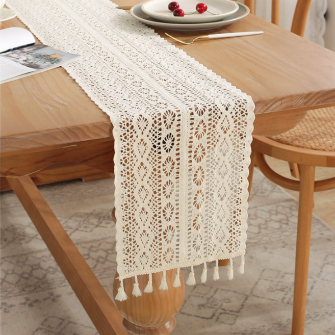 테이블 러너, 폭(24 cm), 길이(160 cm), 1개