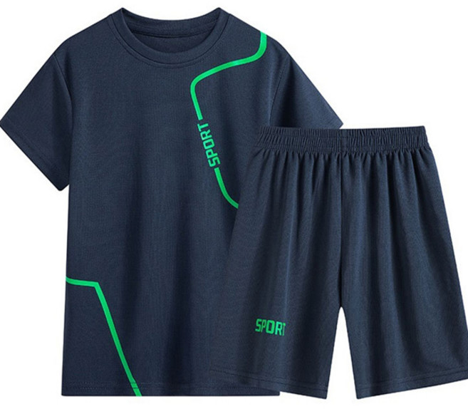 청소년 트레이닝 세트 여름 스포츠 운동복 츄리닝 WI086SET