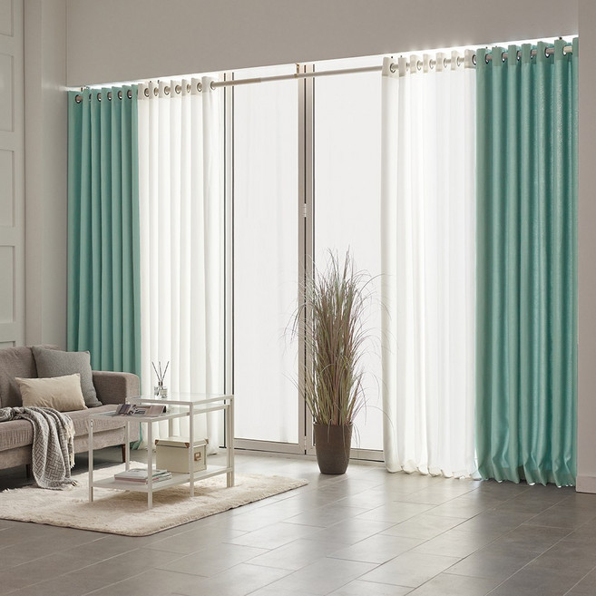 아일렛형 하비드 암막커튼 거실창(210x233cm) 2장SET