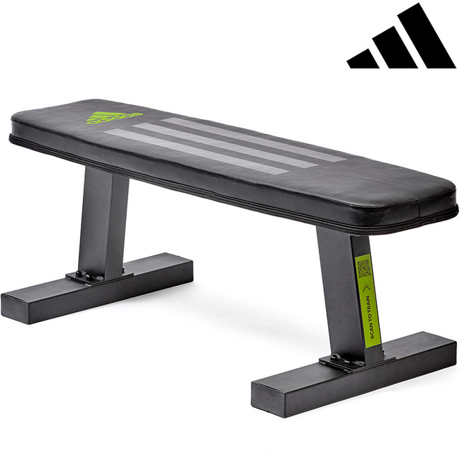 아디다스 평벤치 가정용 벤치프레스 플랫 헬스 운동 기구 홈트 상체 근력 홈트레이닝