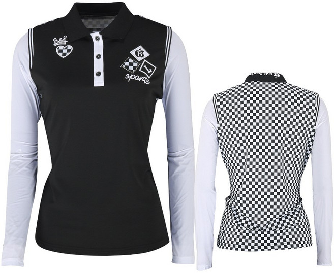 페라어스 여성용 사각큐빅 냉감 긴팔 이너웨어 티셔츠 ATBU5040M0