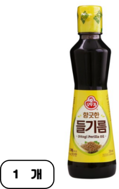 오뚜기 향긋한 들기름, 1개, 320ml
