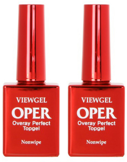 뷰젤 오빠 탑젤, 투명, 10ml, 2개