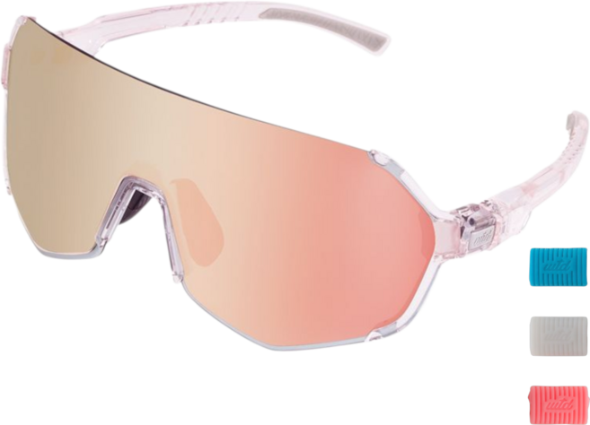 WTD G3 클리어핑크 피치 미러 렌즈 골프 러닝 선글라스 자전거 테니스 등산 아웃도어 런닝 파크골프 스포츠 고글 도수 클립 결합 가능