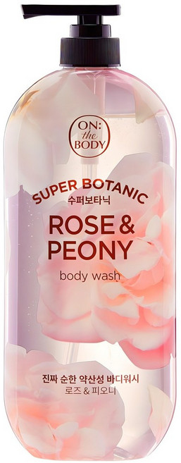 온더바디 수퍼보타닉 바디워시 로즈 앤 피오니향, 900g, 10개