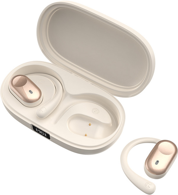 THOUSTA 고음질 노이즈캔슬링 오픈형 IPX7 방수 무선 블루투스 이어폰, 스킨