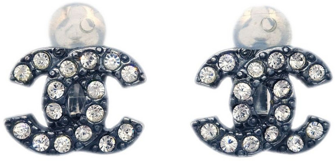 샤넬 중고 2004 CC 클립온 이어링