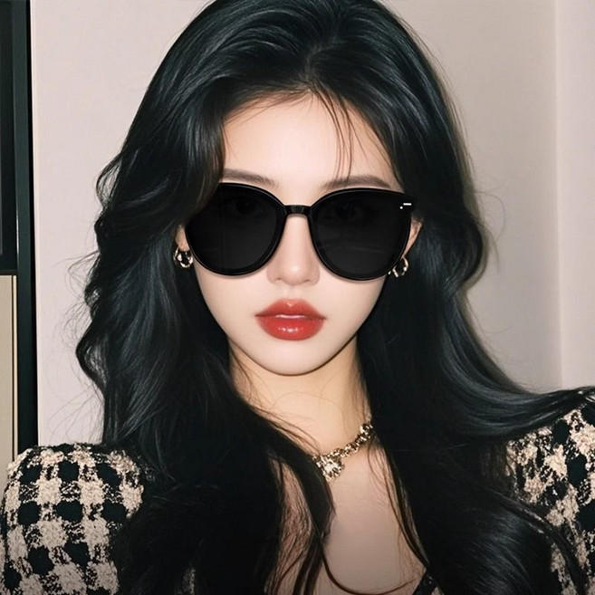 여성 UV400 오버핏 자외선 차단 편광 선글라스