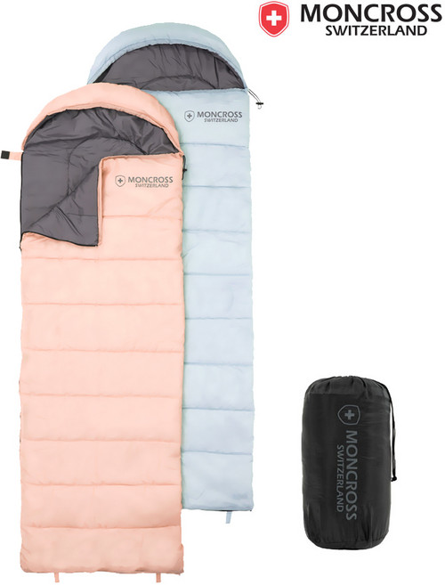 라보침낭 방수 초경량 캠핑용 침낭 차박 사계절 보온 백패킹, 블루, 1개