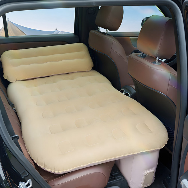 차량용 에어 매트 차박용 필수품 승용차 자동차 침대, 1개, 블랙