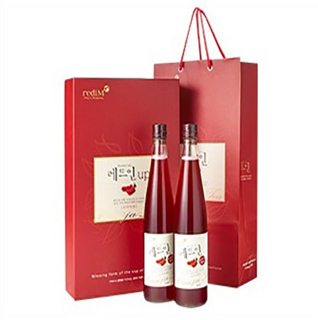 레드인 문경 오미자청 500ml*2, 2개, 500ml