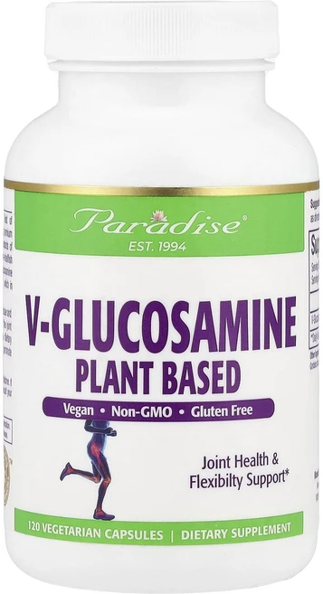 Paradise Herbs V-글루코사민 식물성 750mg 베지 캡슐 120정, ParadiseHerbsV글루코사민식물성750mg베지캡, 1개 - 쿠팡