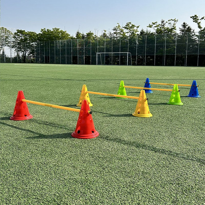 강아지 어질리티 허들 운동 훈련용품 세트, 1세트, 옐로우(어질리티)