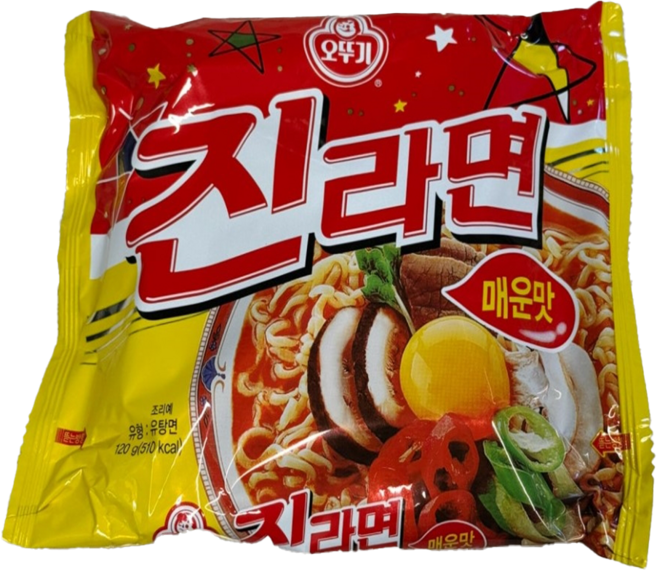 진라면 매운맛 오뚜리라면 봉지 라면, 40개