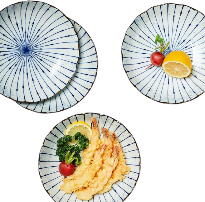 Attic&Base 아틱앤베이스 핀블루 파스타볼 세트 4P (일본), 1개