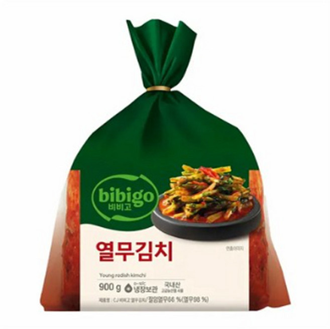 (냉장)비비고 열무김치900g, 900g, 1개