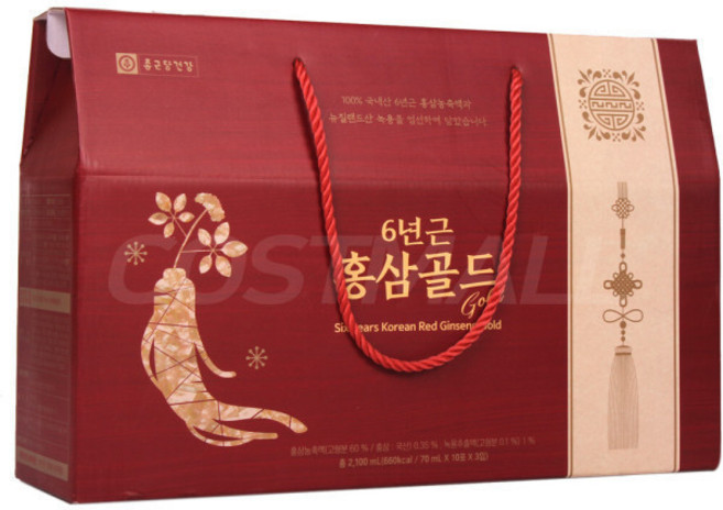 종근당건강 6년근 홍삼골드 70ml X 30포/녹용추출물