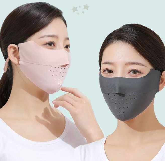 쿨난다 스포츠 자외선 차단마스크 골프 야외활동 햇빛 가리개 1+1, 다크그레이, 1개