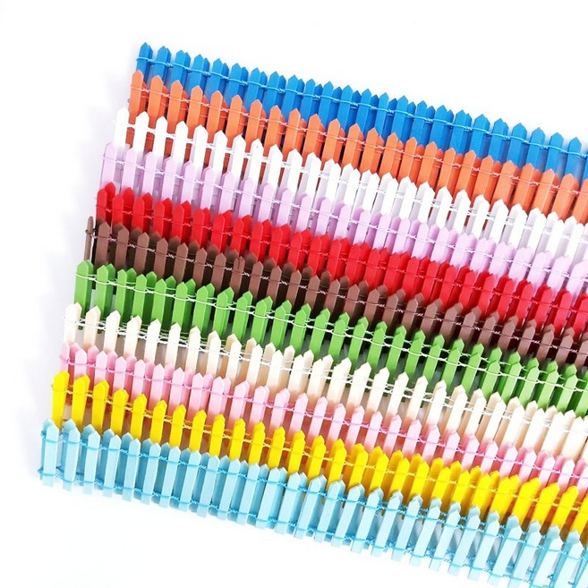 90cm 나무모형 울타리 컬러 11종 DIY 화분 인테리어 만들기 재료 소품 미니어처, 2. 하늘색