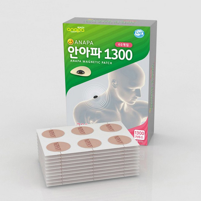 ANAPA 안아파1300 자석패치 60개입, 2개