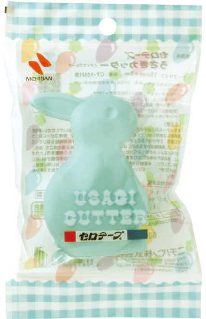 니치반 일본 토끼 테이프 바니바니 커터, 아이스블루, 1개