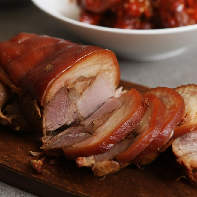 언니네 국내산 돼지족발 순살통족발 300g, 1개