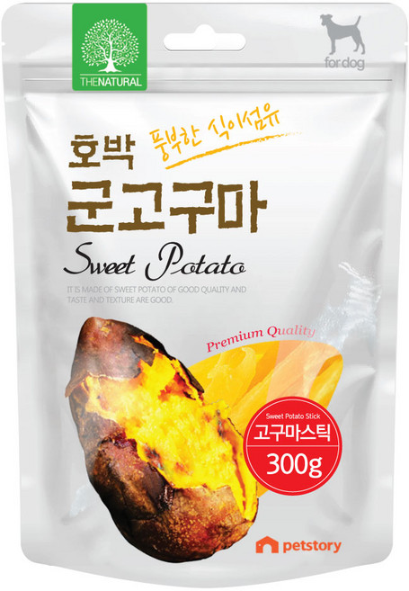 더내추럴 군고구마 스틱, 300g, 1개