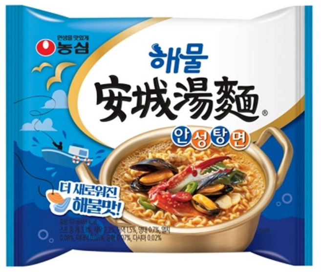 농심 해물 안성탕면 112gx20봉지(반박스)+사은품, 1개
