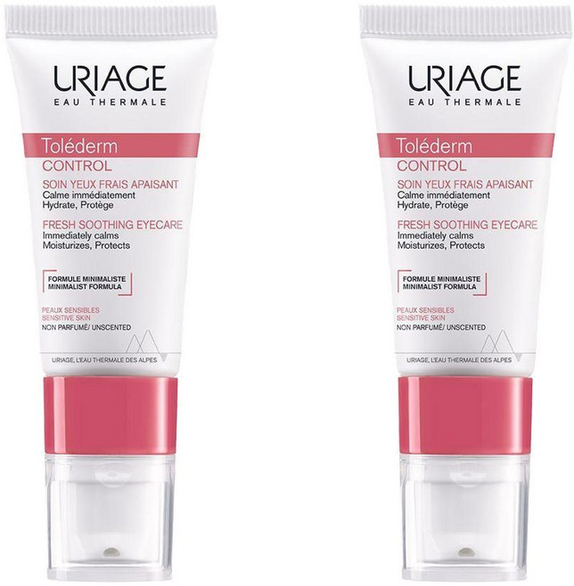 유리아쥬 톨레덤 컨트롤 프레시 수딩 아이케어 아이크림 15ml 2개 Uriage Tolederm Control Fresh Soothing Eye Care