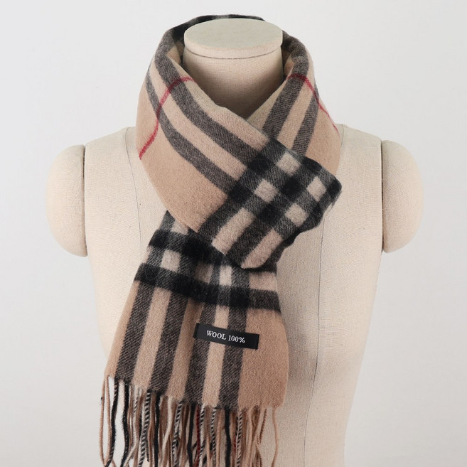 에스랑제이 리버스 남성 여성 울 머플러 목도리